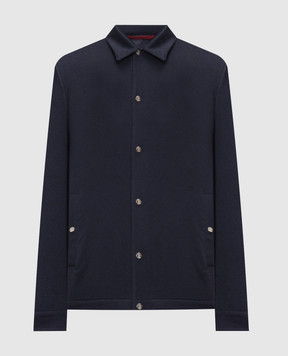 Brunello Cucinelli Синяя куртка из кашемира MV4216556