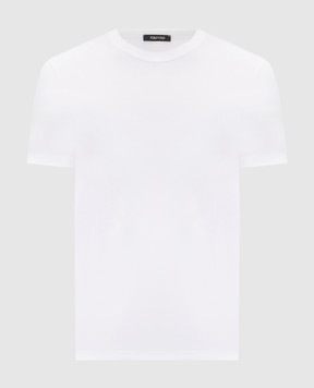 Tom Ford Біла футболка з нашивкою логотипа T4M081040
