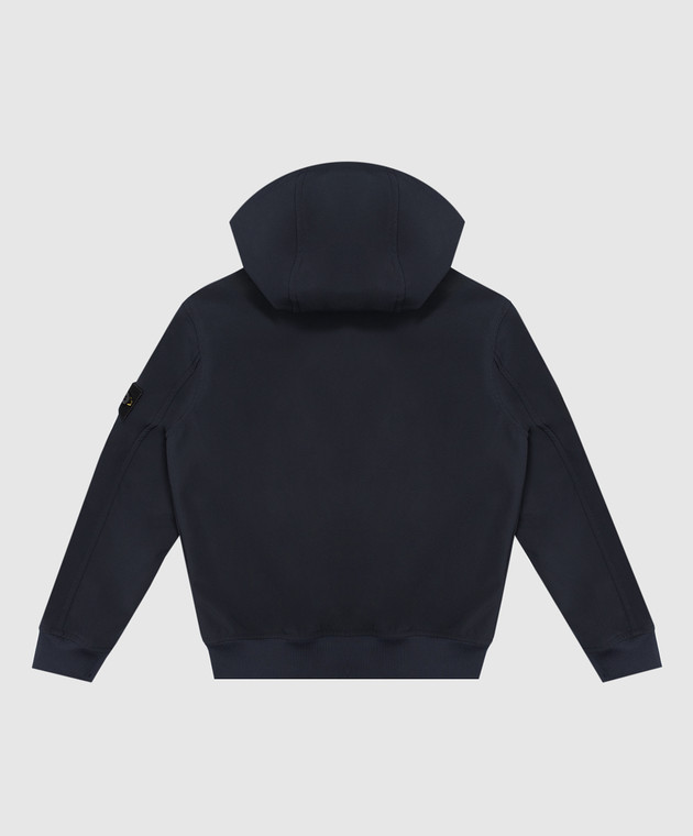 Stone Island Дитяча синя куртка з капюшоном L2S16Q100001S0B2214 зображення 2