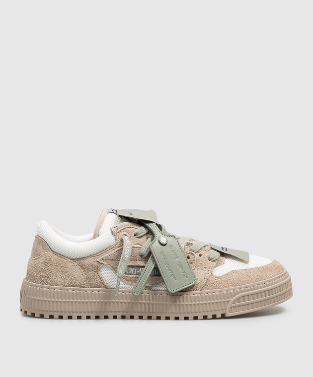 Off-White Бежеві комбіновані кросівки Court 3.0 OF05779101