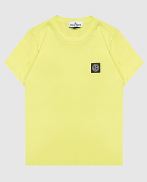 Stone Island Детская футболка с нашивкой логотипа L1S162100002S00471012