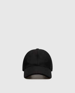 Saint Laurent Чорна кепка з вовни A005BB3YV08