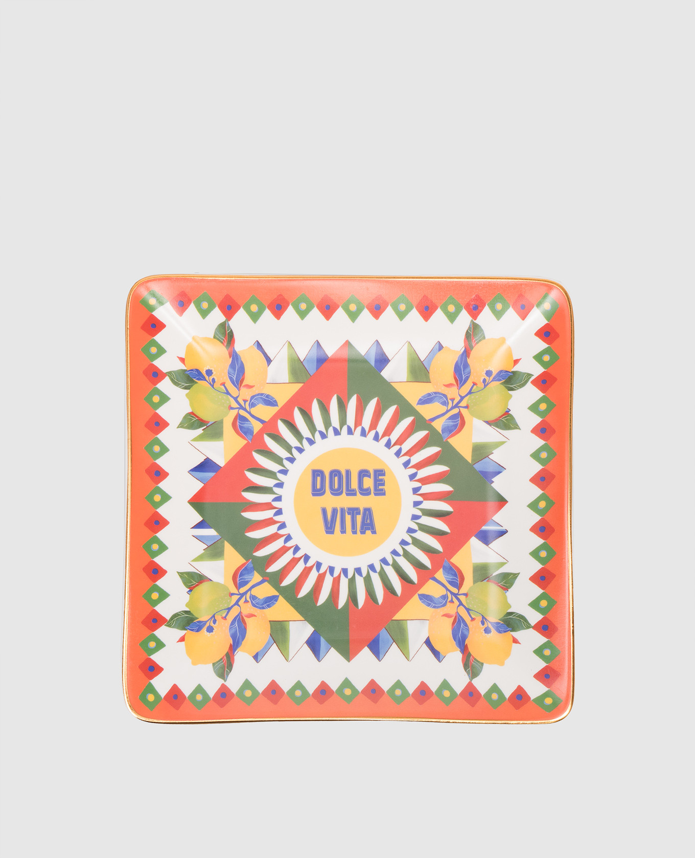 

Фарфоровая тарелка Svuotatasche, Разноцветный, Посуда