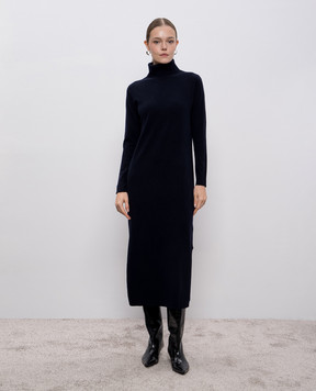 Allude Синя сукня з вовни та кашеміру 25517013