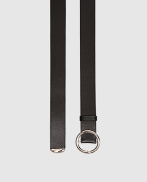 Givenchy Черный кожаный пояс с гравировкой логотипа BB40B2B2AD