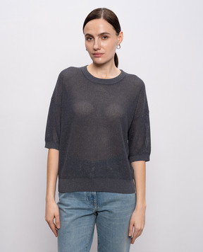 Peserico Сірий джемпер з люрексом S99105F149173H