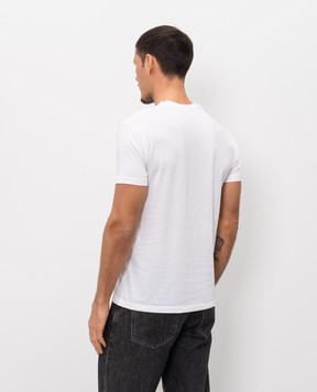 Tom Ford Біла футболка з шовком JCS026JMC084