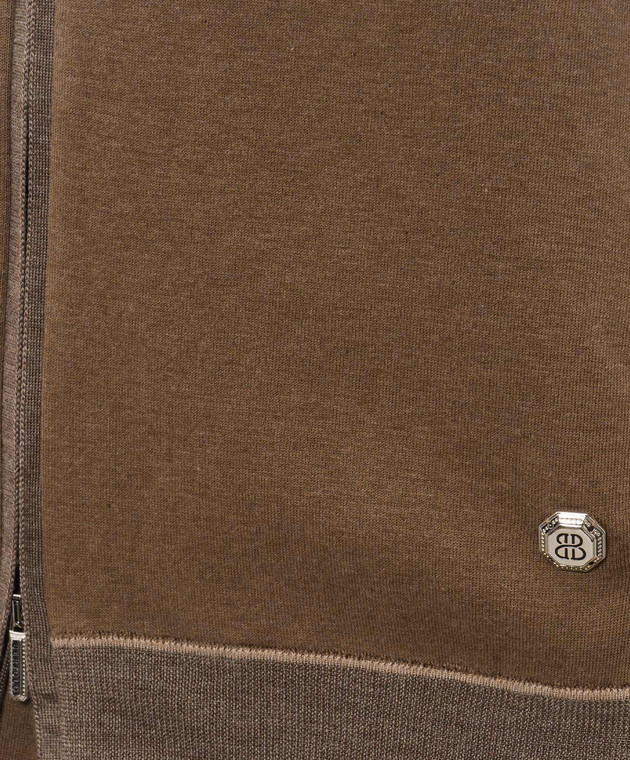 Bertolo Cashmere Коричневий спортивний костюм з вовною 9020870019659020880019 зображення 5