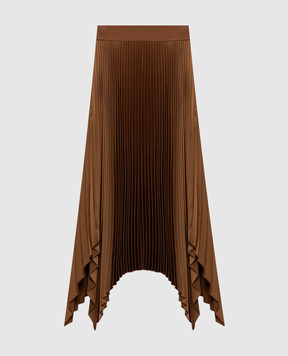 JOSEPH Коричневая юбка-плиссе Ade JF009604