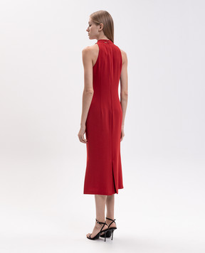 Twinset Красное платье миди 262TT2260