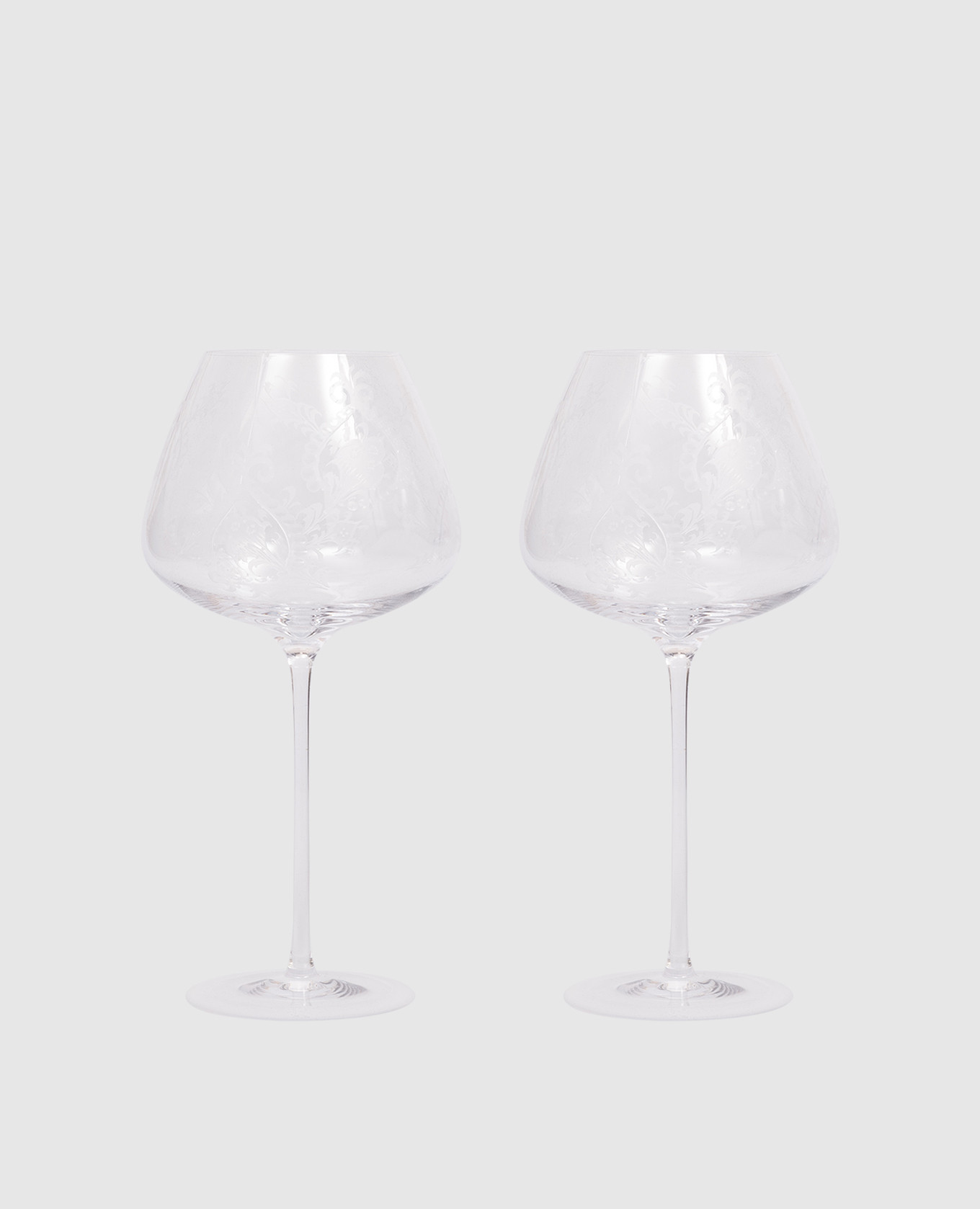 

Набор хрустальных бокалов для вина, Прозрачный, Посуда