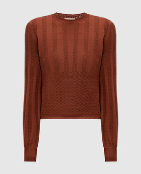 Twinset Коричневый джемпер 262TP3124