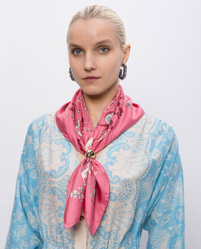 MANTERO 1902 Рожева хустка Florida Keys із шовку 0909F0014G57293