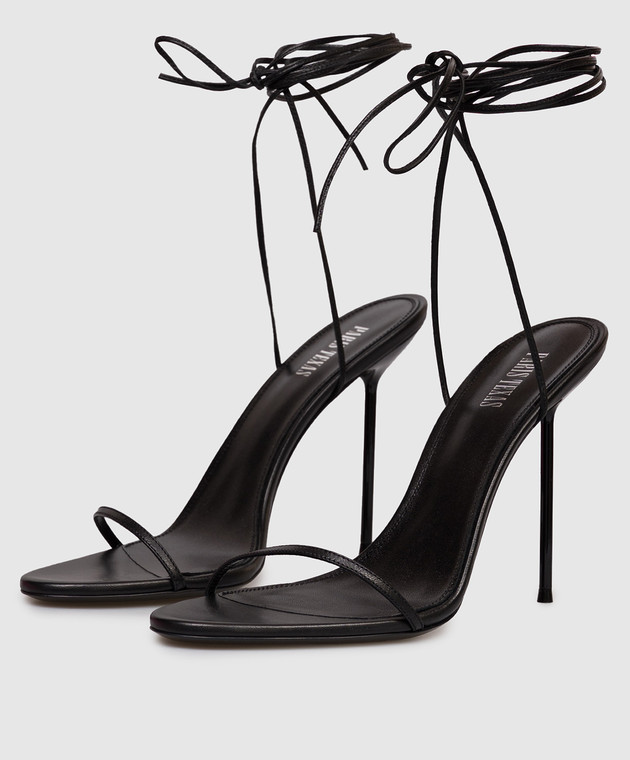 Paris Texas Черные кожаные босоножки Lidia PX1936XNPP3 изображение 2