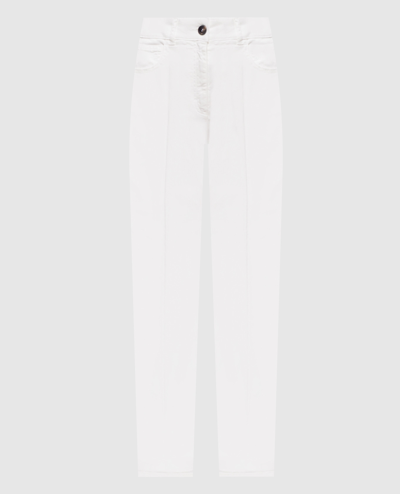 

Белые джинсы, Белый, Зауженные джинсы