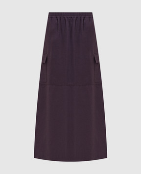 Twinset Фіолетова спідниця максі 261TE2072