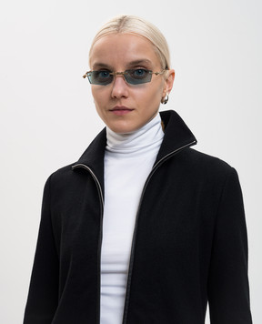 Kuboraum Золотисті складні сонцезахисні окуляри H40 KRSH40GG0000004E