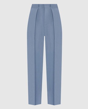 Victoria Beckham Голубые штаны 1326WTR007361A