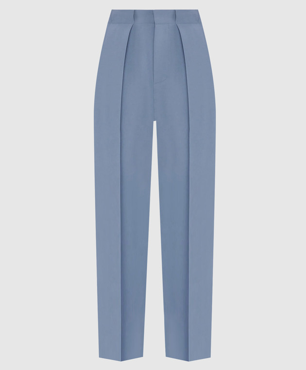 Victoria Beckham Голубые штаны 1326WTR007361A