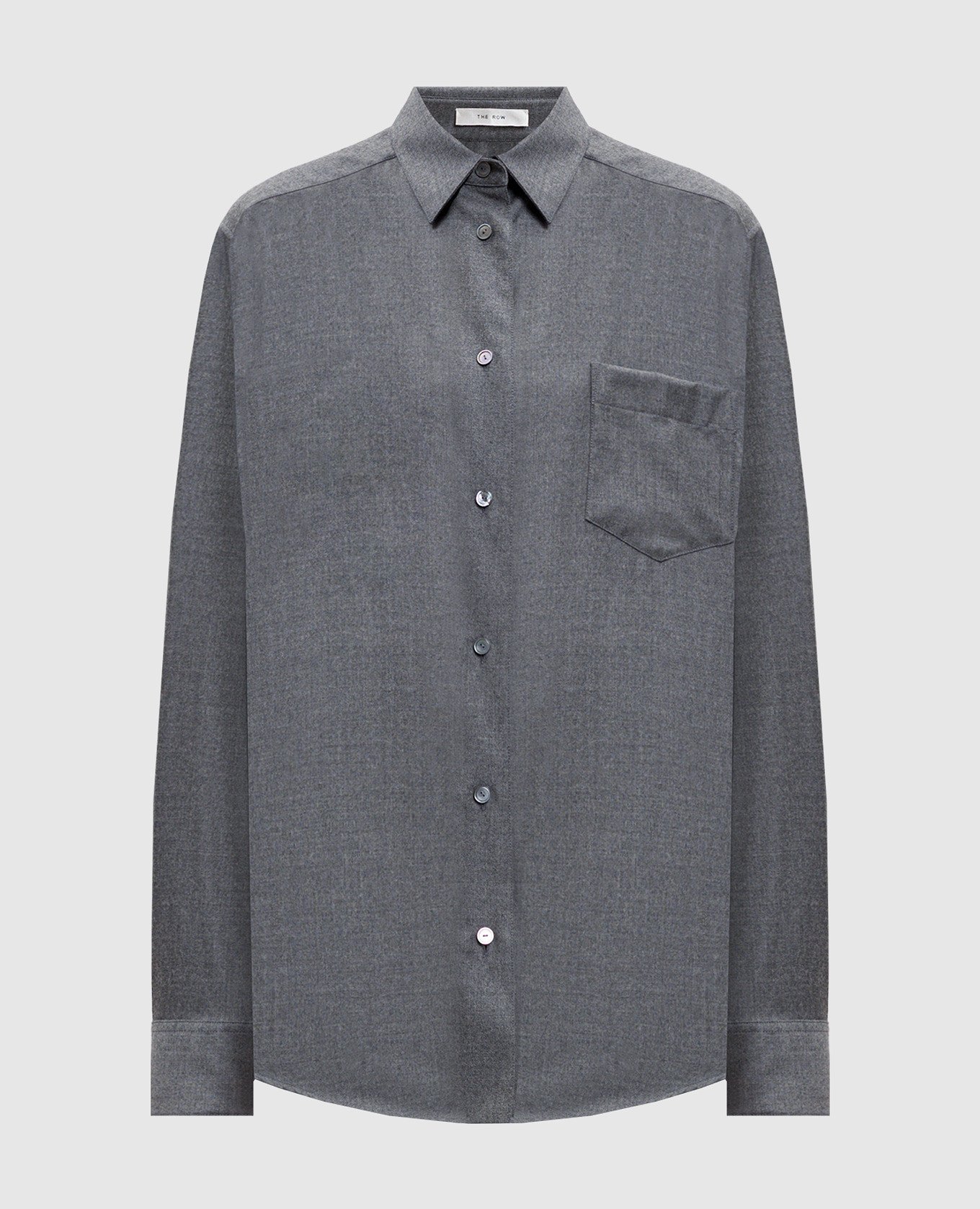 Сіра сорочка Pino з вовни