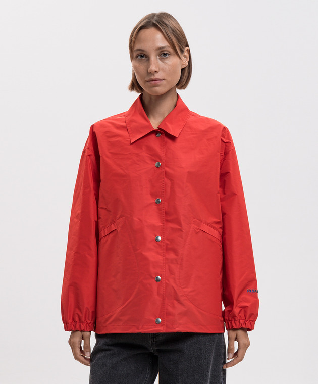 Jil Sander Красная ветровка J02SW0075J70221 изображение 3