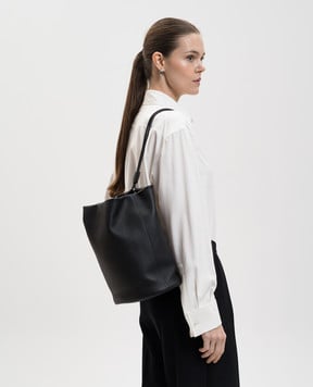 The Row Чорний шкіряний рюкзак Joe W1632L129