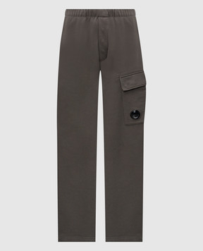 C.P. Company Спортивні штани кольору хакі з патчем логотипа MSP066A005086W