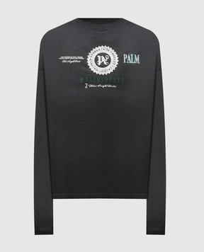 Palm Angels Сірий лонгслів Dollar PMAB05CF25JER001