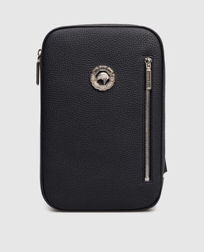 Stefano Ricci Синя шкіряна сумка-слінг з емблемою ND200GPVD