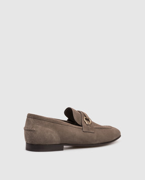 Brunello Cucinelli Коричневі замшеві лофери MZSFC3258