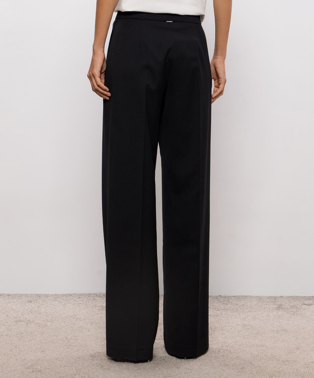 Twinset Черные брюки с шерстью 262TT2223 изображение 4
