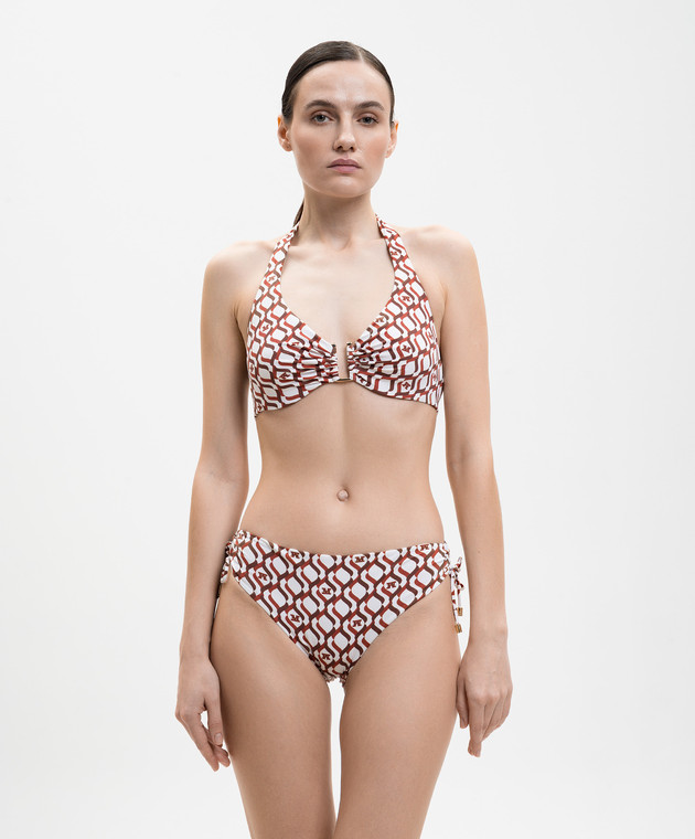 Max Mara Белый лиф от купальника HARA в брендовый принт BCHARA изображение 3