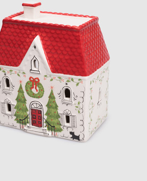 Lamart Різдвяний керамічний будинок зі світлодіодним освітленням 24098