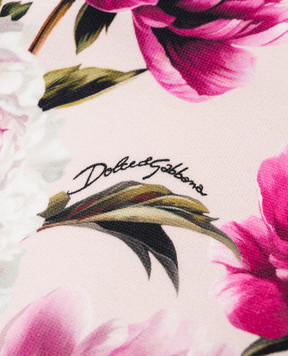 Dolce&Gabbana Дитячі рожеві джогери в квітковий принт L2JPIOG7QWQ