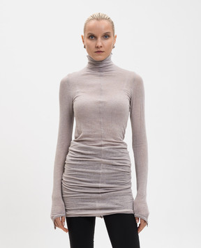 Marc Le Bihan Серое платье с шерстью 2856