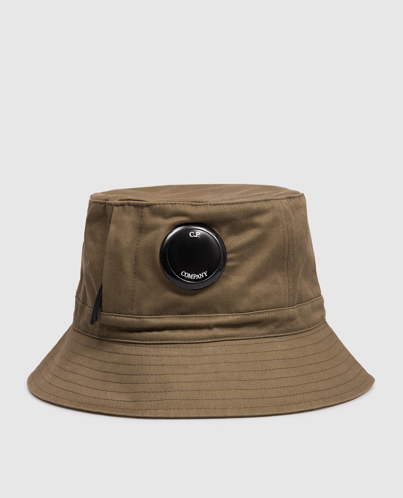 Детская панама цвета хаки с логотипом