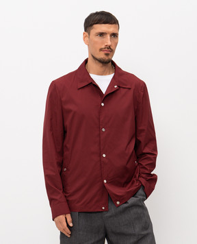 Brunello Cucinelli Бордова вітровка MV4086541