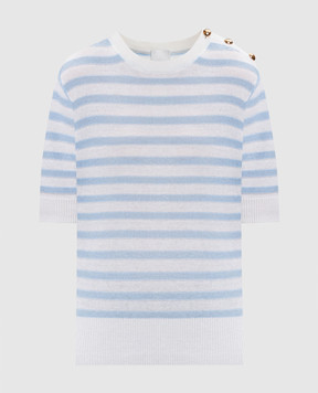 Allude Джемпер из шерсти и кашемира в полоску 26217081