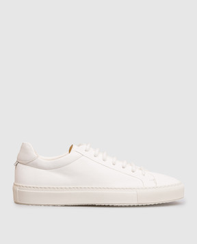 Doucal's Білі шкіряні кеди з логотипом DD8901JESSUF281