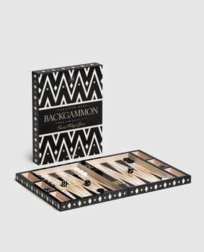 Printworks Настільна гра Нарди лаковані з геометричним принтом PW00772