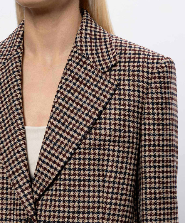 Max Mara Жакет из шерсти в клеточку SALICE MSTSALICE изображение 5