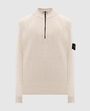 Stone Island Бежевий светр з вовною K2S155100024S00L7