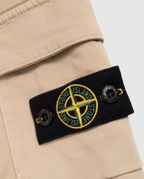 Stone Island Дитячі бежеві джогери з логотипом K2S163100007S00121012