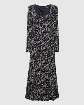 Dolce&Gabbana Черное платье миди F632XTFSAGK