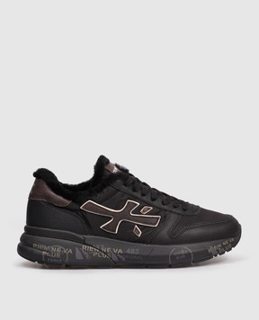 Premiata Черные комбинированные кроссовки MICK на меху MICKNM