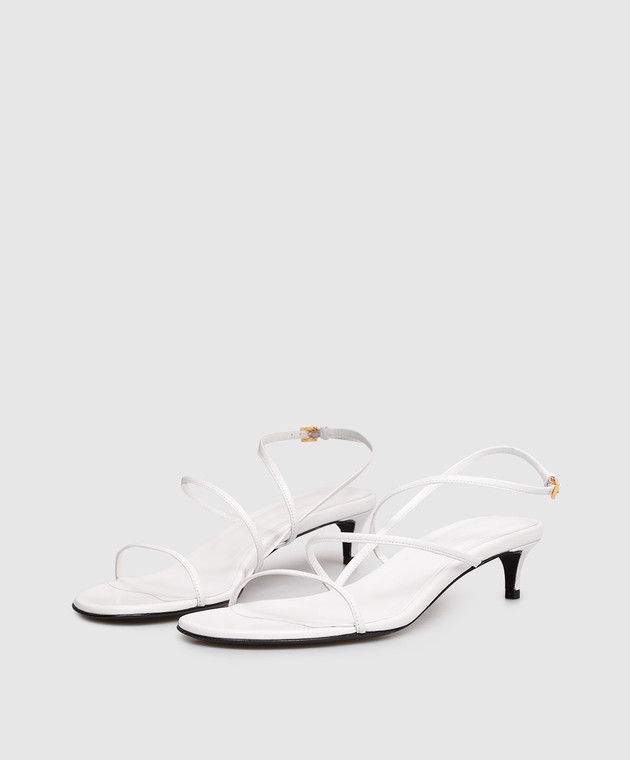 Khaite Білі шкіряні Loop Kitten F3076920 зображення 2