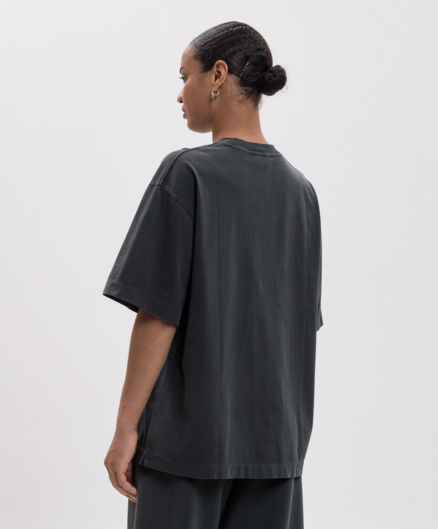 Off-White Сіра футболка 2FA00442T зображення 4