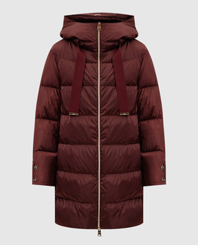 Herno Бордовий пуховик з логотипом PI1304D12170Z
