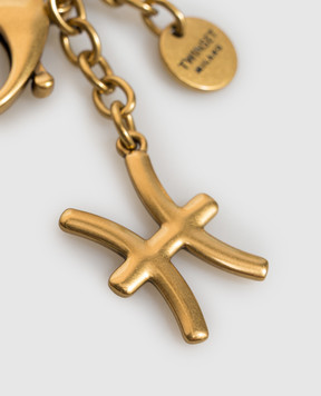 Twinset Золотистий брелок Pisces 999TL8020