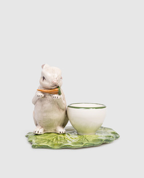 Au Bain Marie Белая керамическая подставка для яйца White Rabbits ABMBACOQ9B